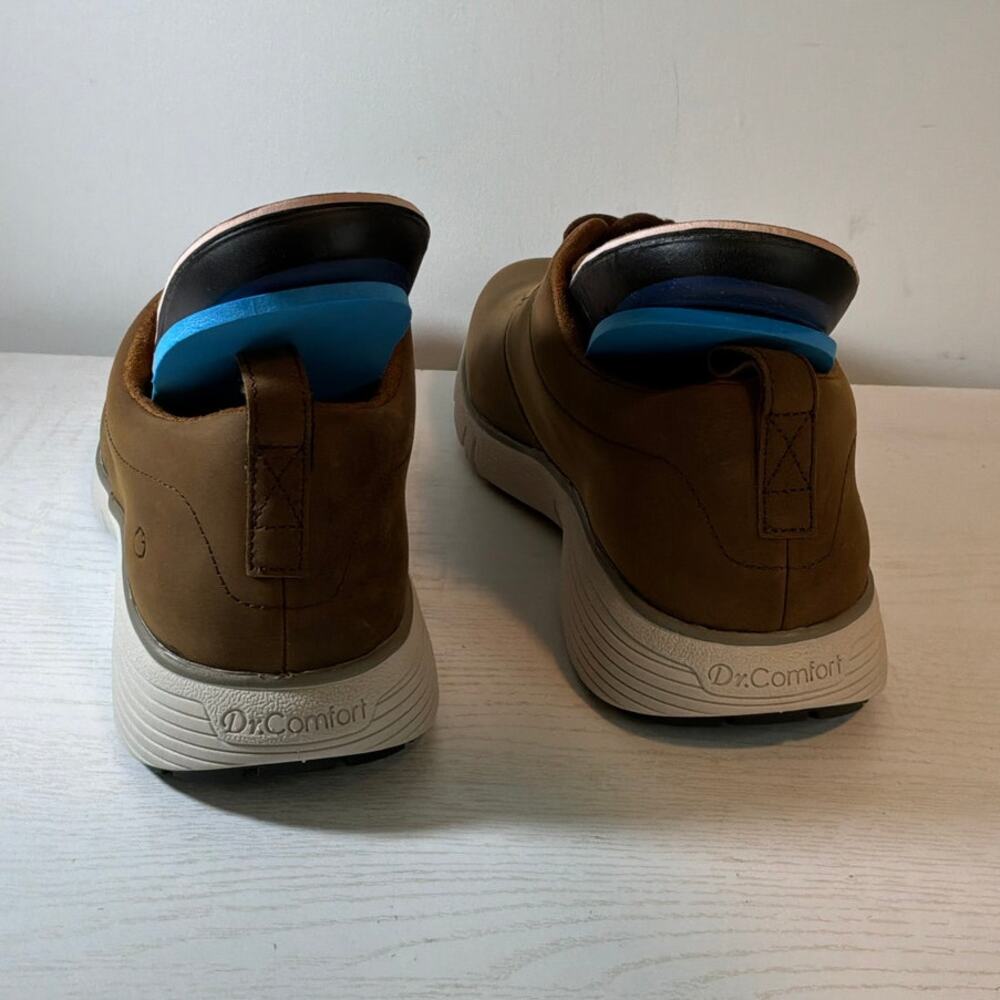 NIB Dr Comfort Roger Mens Diabetic Leather Casual Shoe 12 XW - Picture 3 of 8
